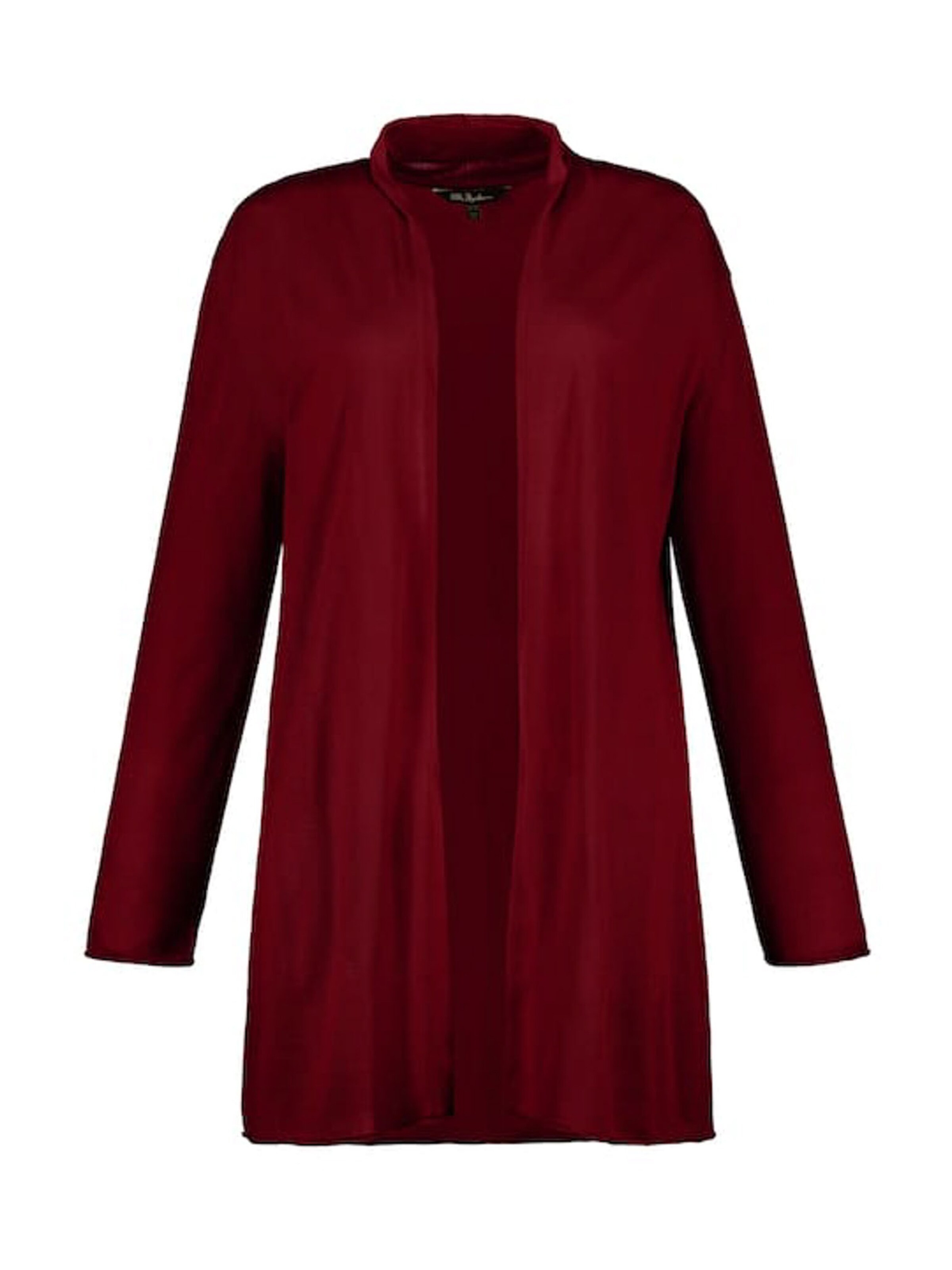 Ulla Popken - Gebreid vest in de kleur Rood