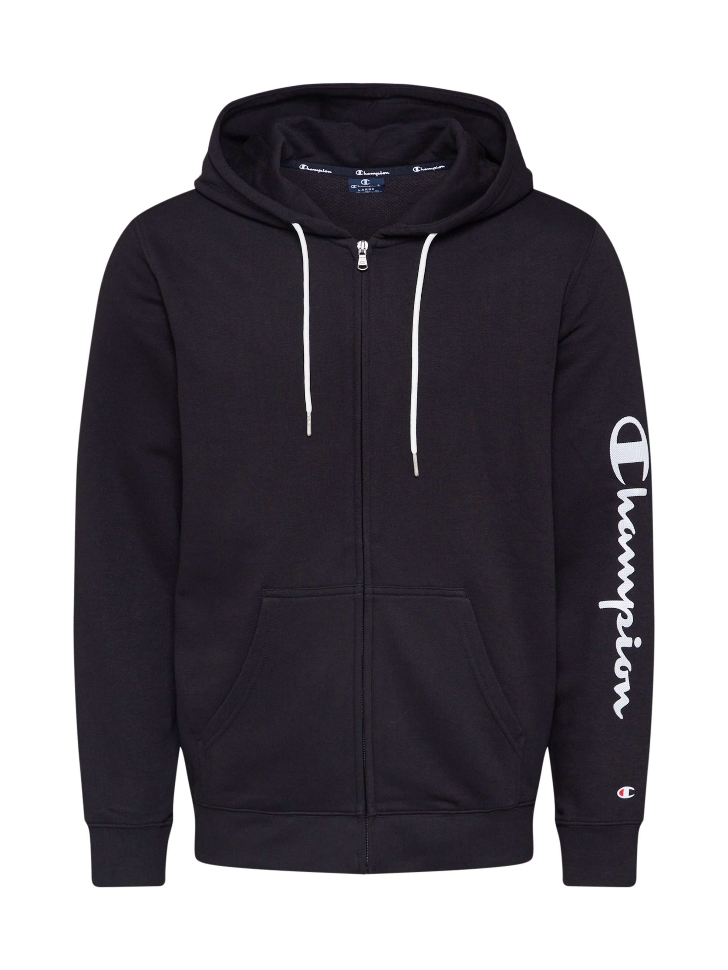 Champion Authentic Athletic Apparel Sweatvest in Zwart / Wit ABOUT YOU