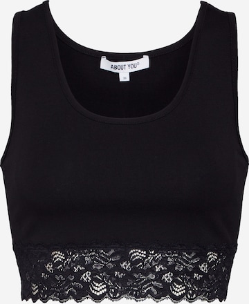 ABOUT YOU Top 'Lotte' in Black: front