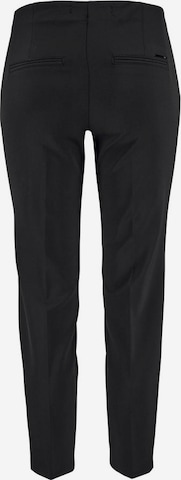 MAC Slimfit Spodnie 'Anna' w kolorze czarny