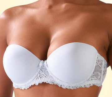 NUANCE Balconette Bra in White