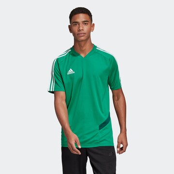 ADIDAS SPORTSWEAR Performance Shirt 'Tiro 19' in Green: front