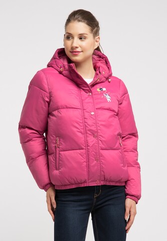 MYMO Winter Jacket in Pink: front