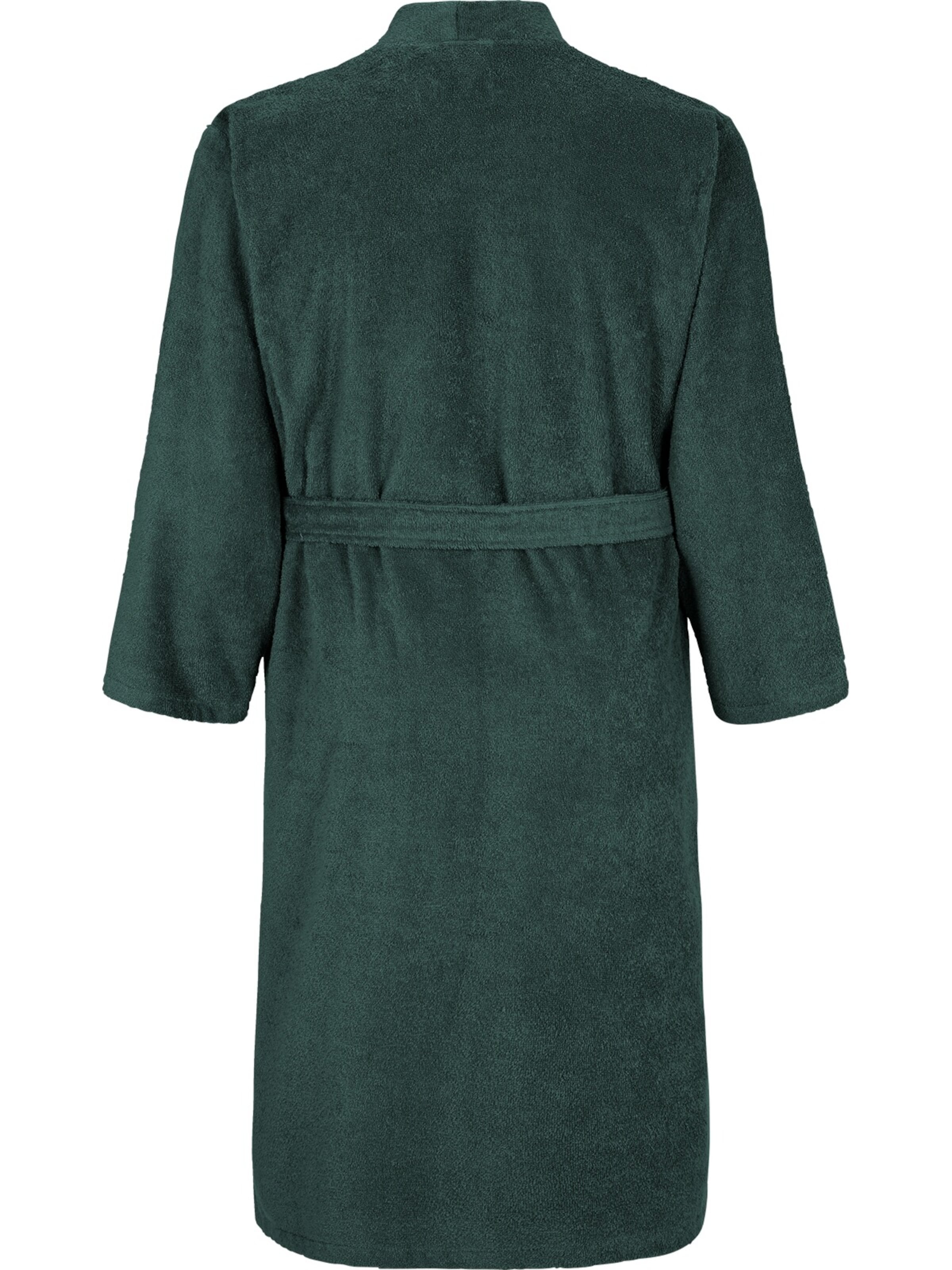 Jan Vanderstorm Long Bathrobe 'Janning' in Green
