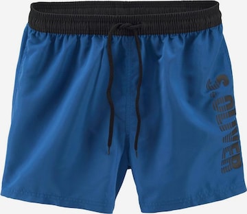 s.Oliver Board Shorts in Blue: front