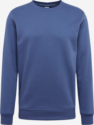 Urban Classics Sweatshirt in Blue: front