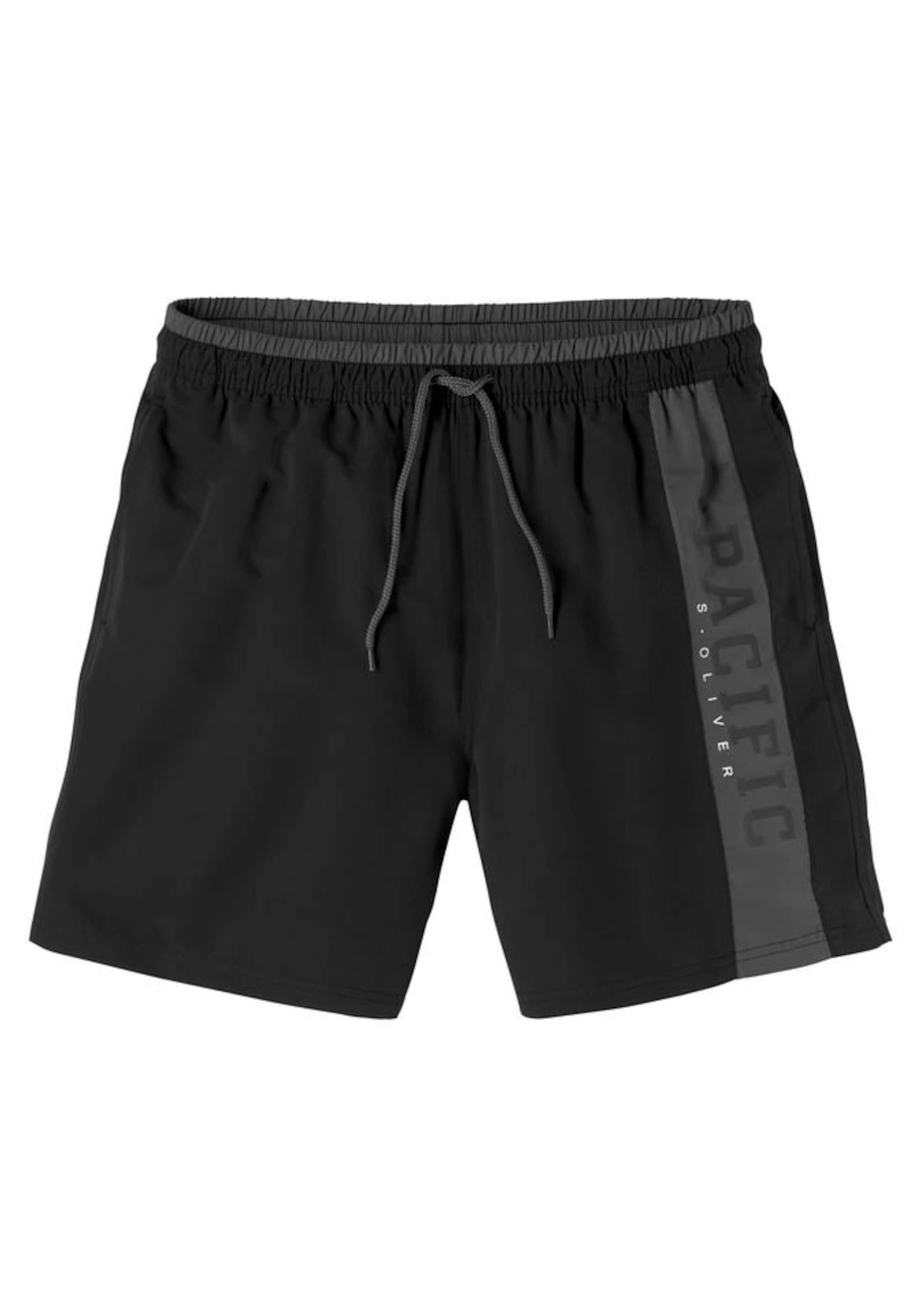 s.Oliver - Bermudas en negro: frente