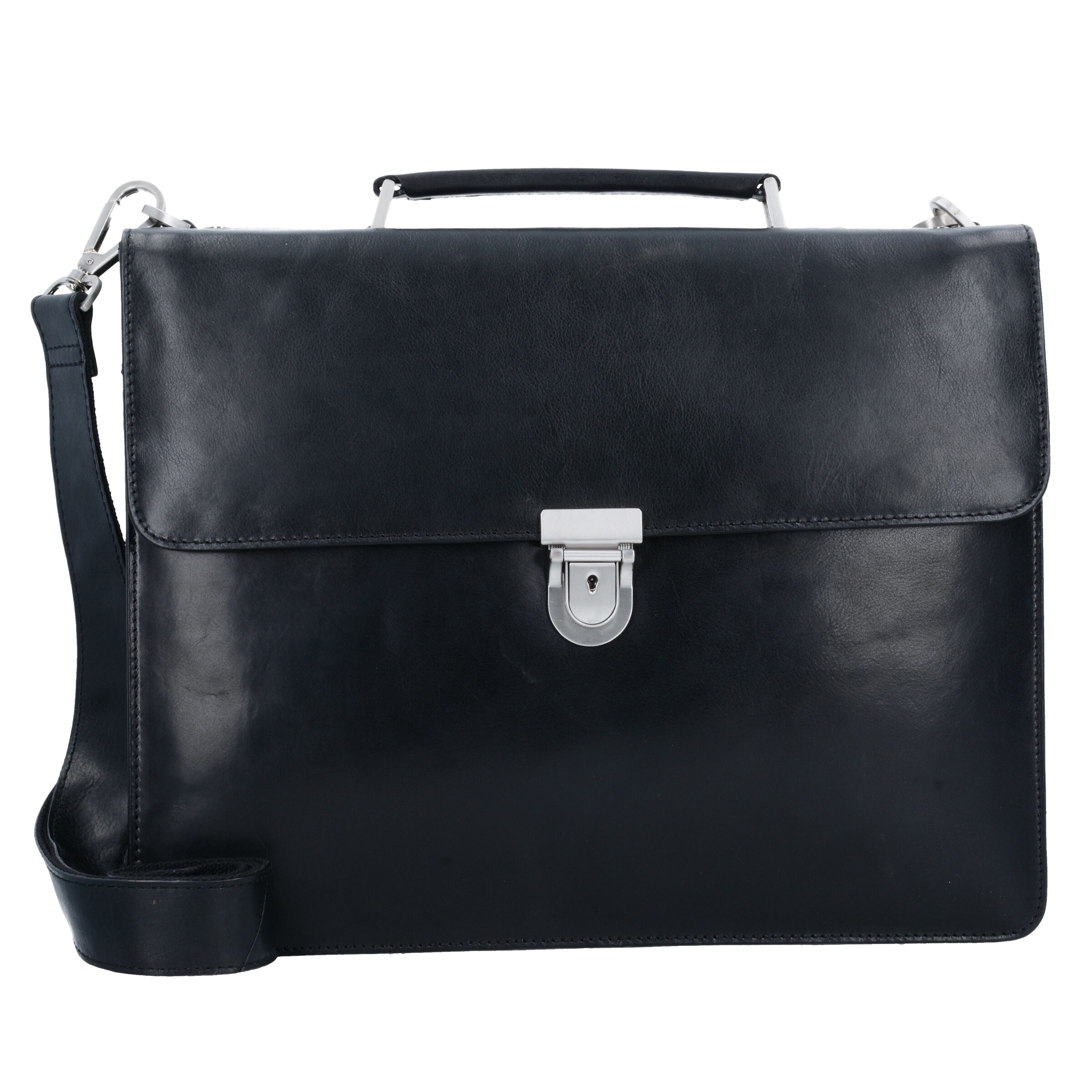 LEONHARD HEYDEN Document bag 'Cambridge' in Black: front