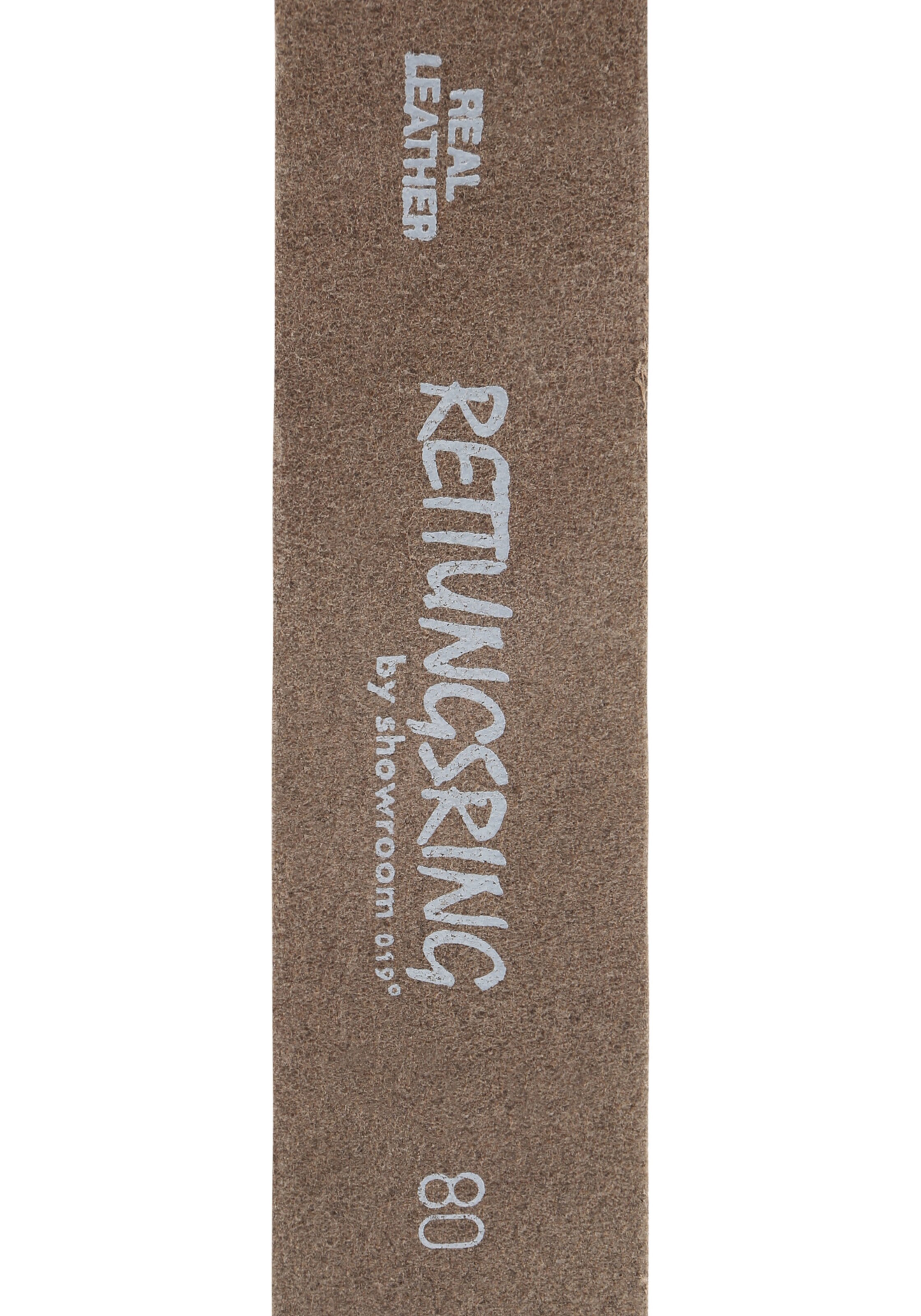 RETTUNGSRING by showroom 019° Echtledergürtel in Grau