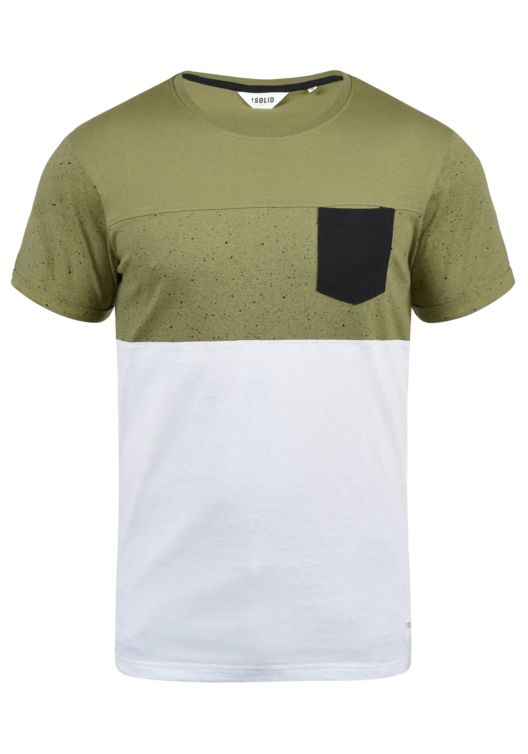 T-Shirt 'Kold' !Solid en vert : devant