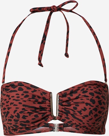 ABOUT YOU Regular Bikini Top 'Jessie' in Red: front