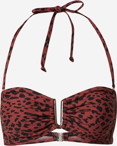 ABOUT YOU Bikini gornji dio 'Jessie' u hrđavo crvena / crna, Pregled proizvoda