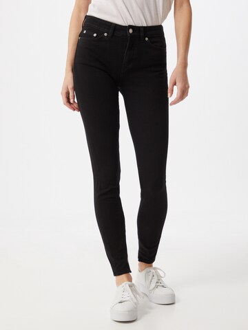 DRYKORN Skinny Jeans 'NEED' in Schwarz: Vorderseite