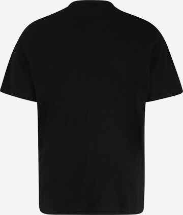 TOM TAILOR Men + Regular Fit T-Shirt in Schwarz