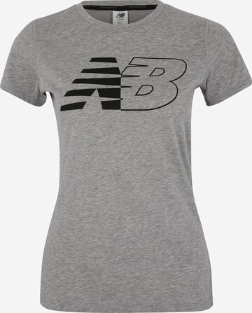 new balance Sportshirt 'WT83144' in Grau: predná strana