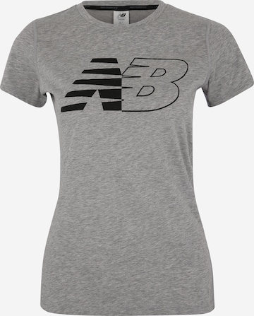 new balance Funkční tričko 'WT83144' – šedá: přední strana