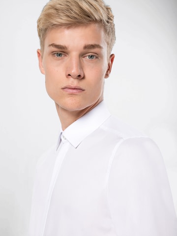 OLYMP Slim fit Business Shirt 'Soiree' in White