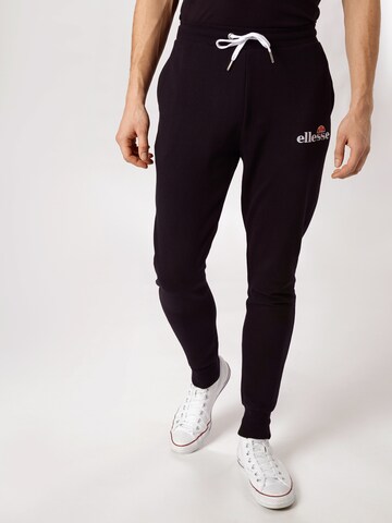 ELLESSE Tapered Broek 'Nioro' in Zwart: voorkant