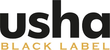 usha BLACK LABEL Logo
