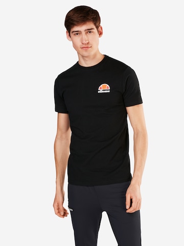 ELLESSE Shirt 'Canaletto' in Zwart: voorkant