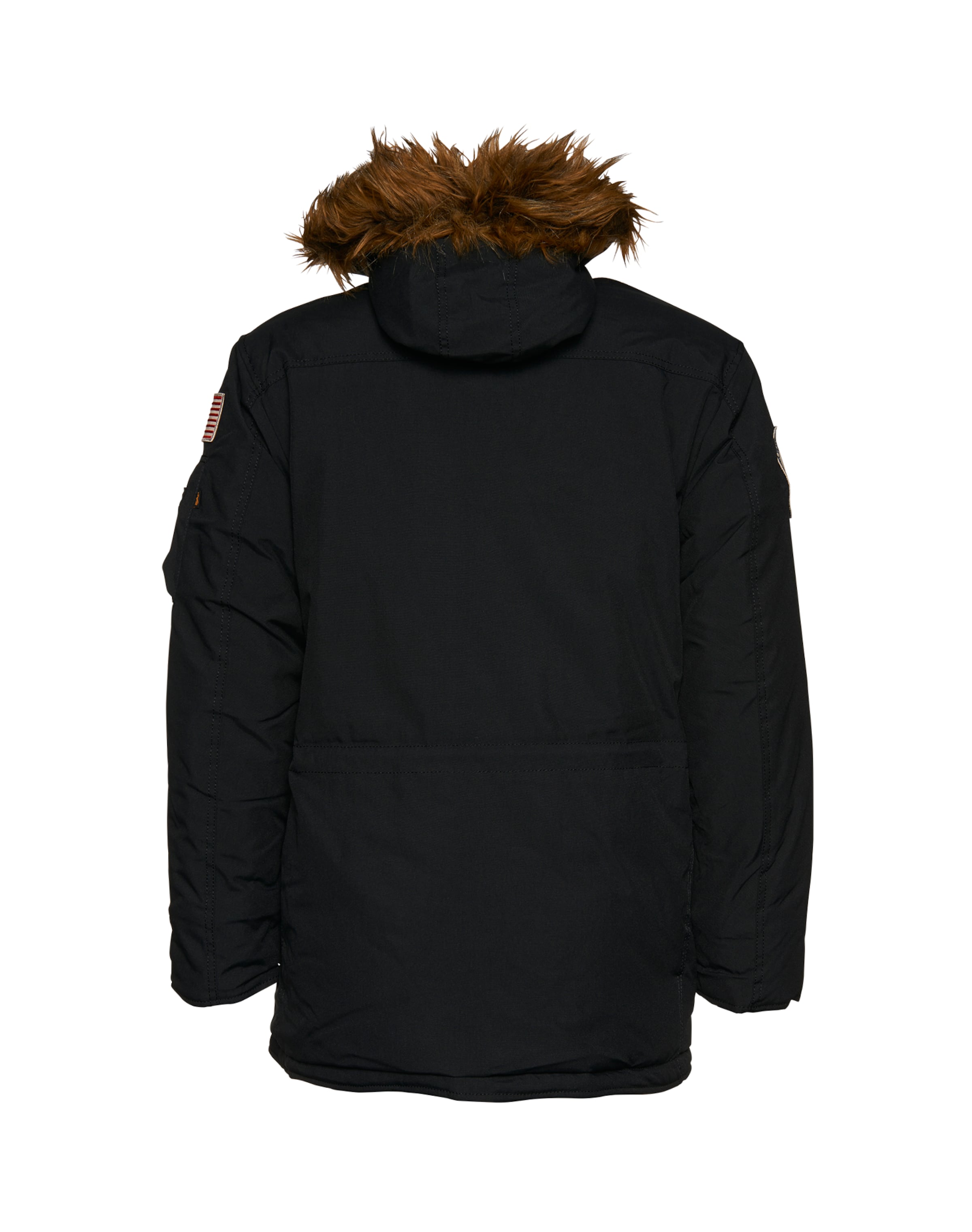Parka d’hiver 'Polar' ALPHA INDUSTRIES en noir