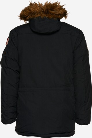 ALPHA INDUSTRIES - Parca de invierno 'Polar' en negro