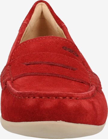 Mocassin GEOX en rouge