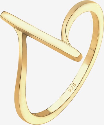 ELLI - Anillo 'Geo' en oro: frente