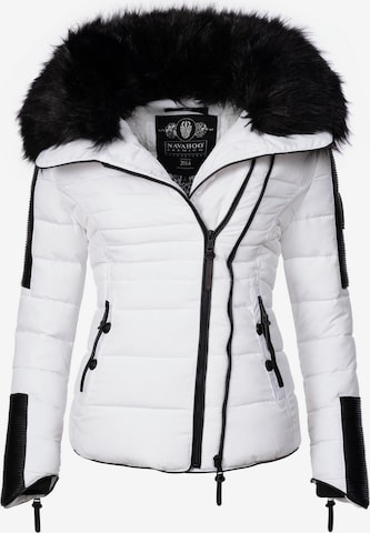 NAVAHOO Winter Jacket 'Yuki 2' in White: front