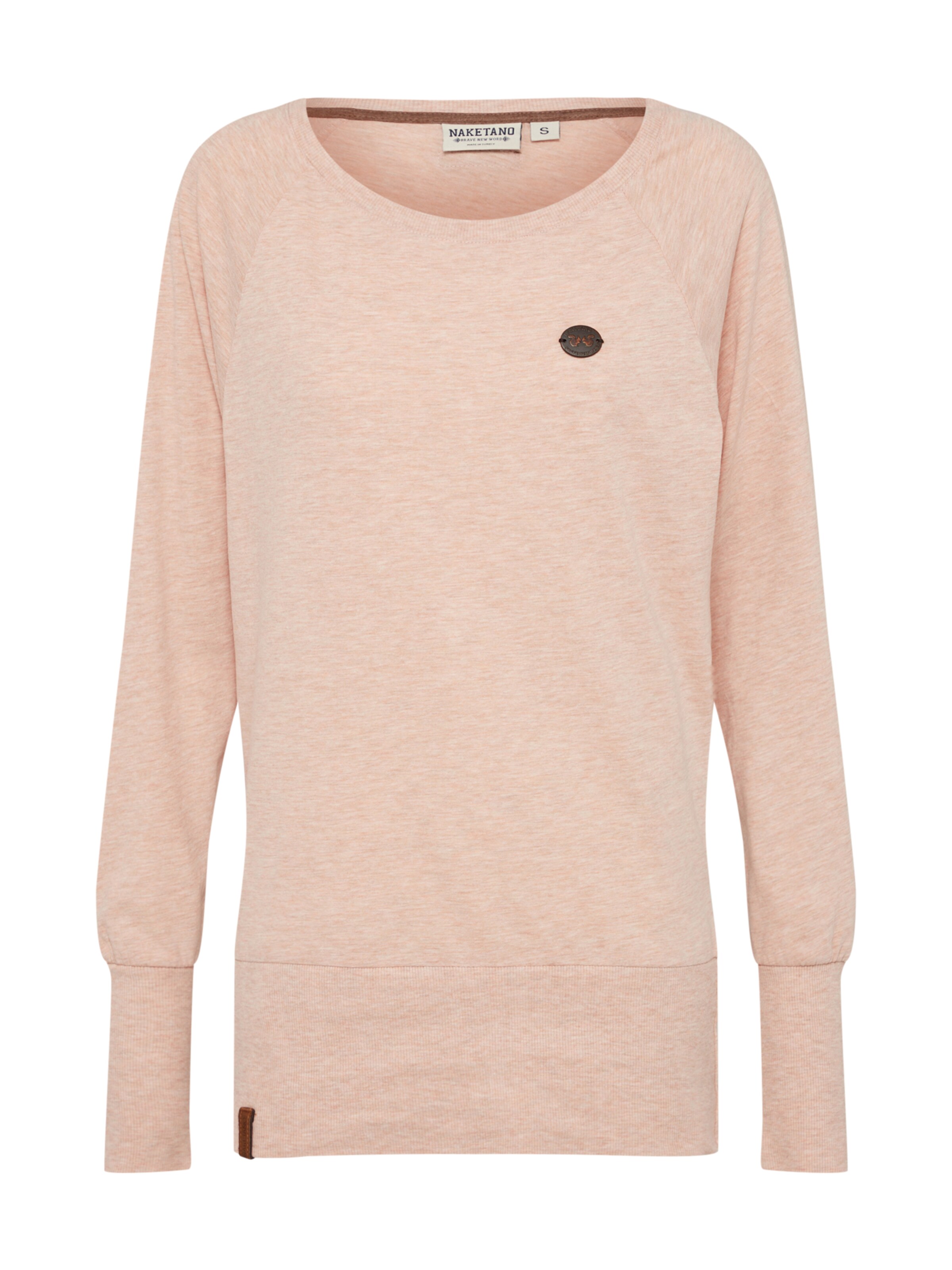 naketano - Trui 'Groupie' in de kleur Abrikoos