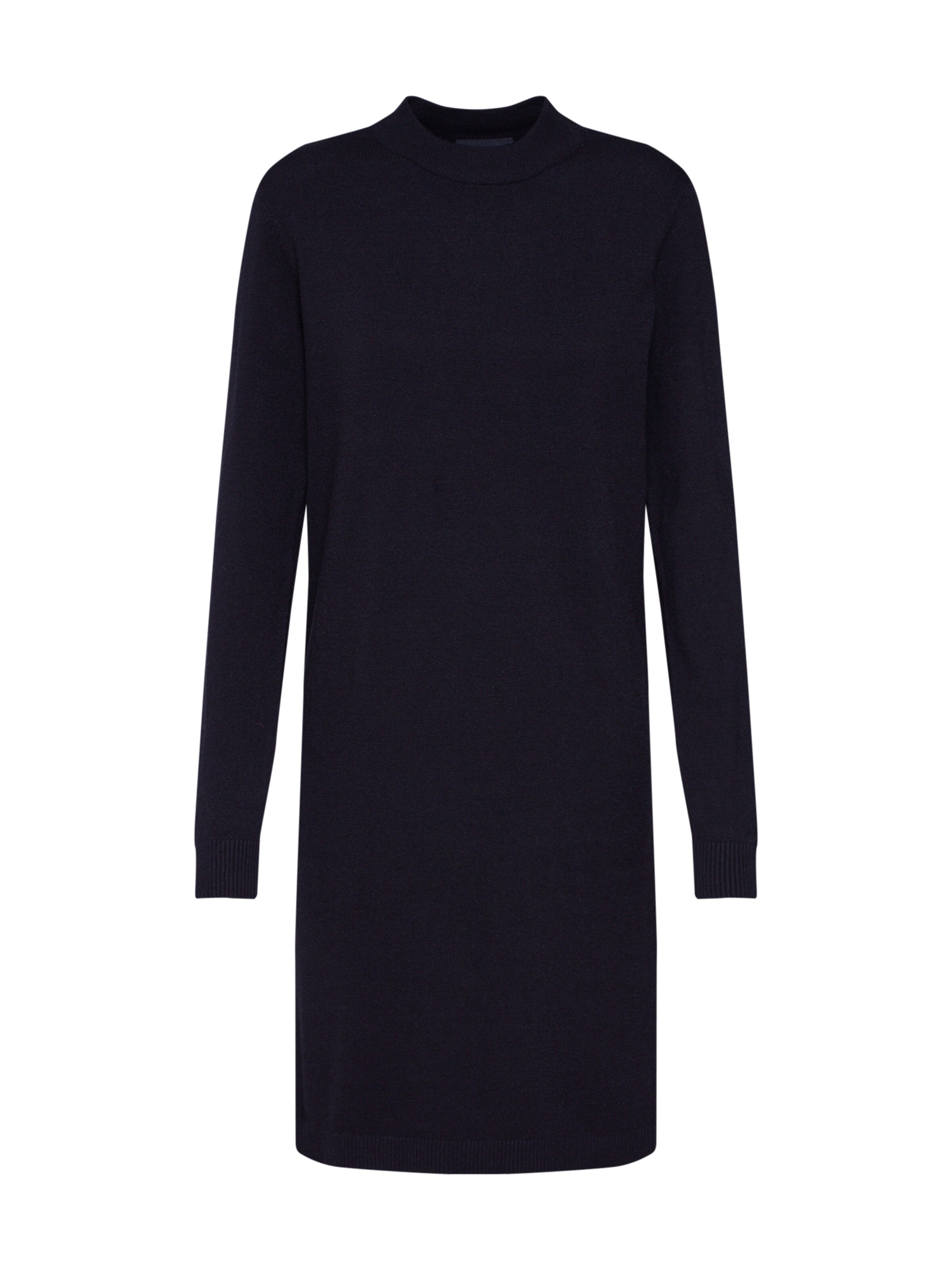 OBJECT - Gebreide jurk in de kleur Zwart