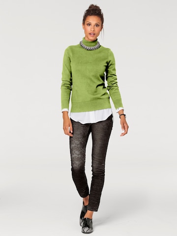 Pull-over heine en vert