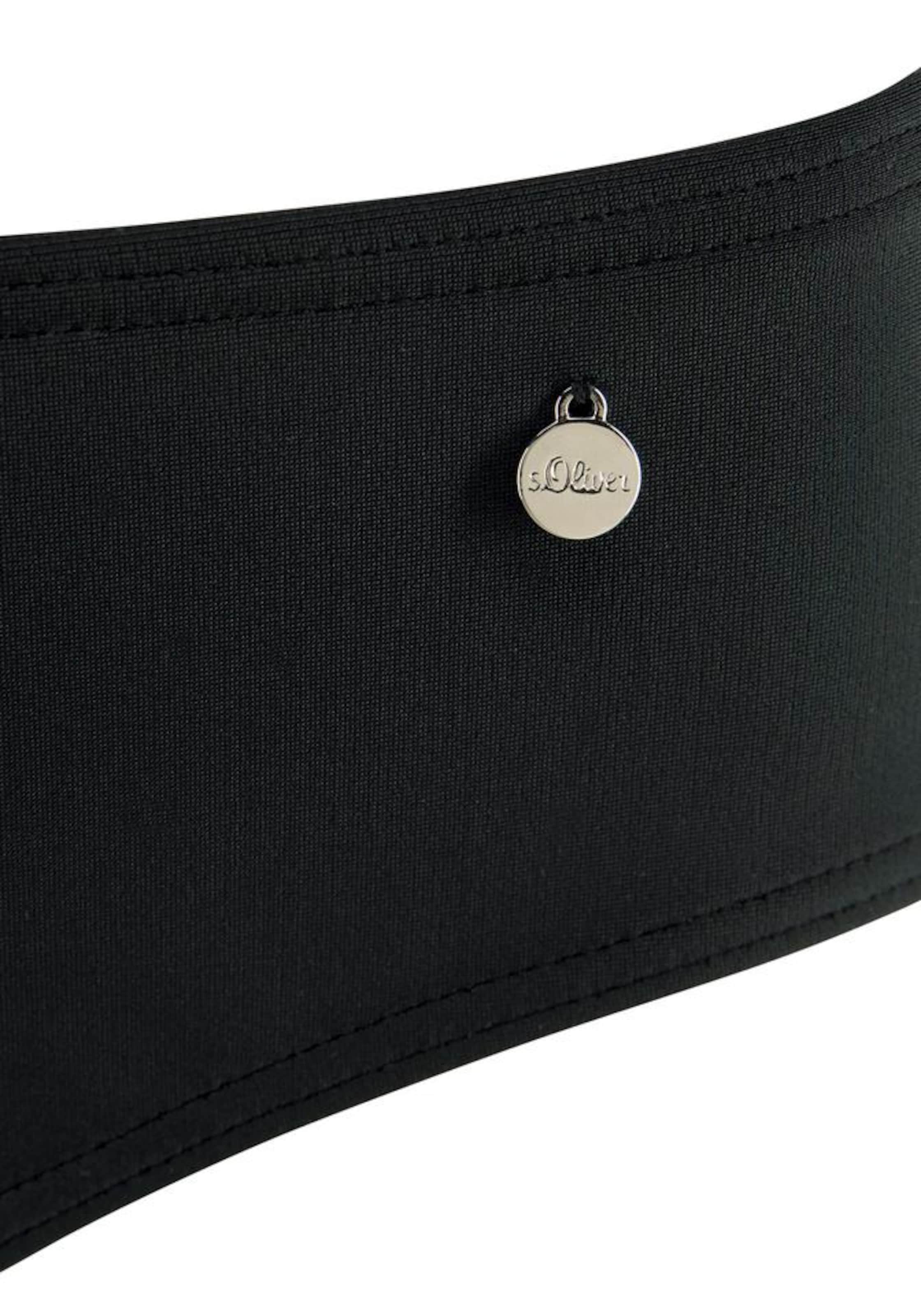 s.Oliver Σλιπ μπικίνι 'Audrey' σε μαύρο