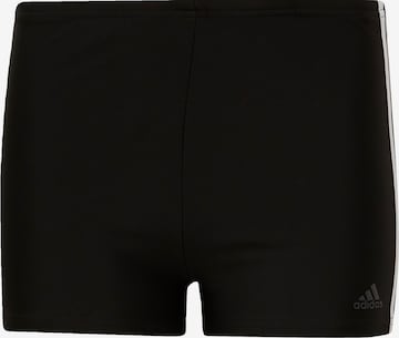 ADIDAS PERFORMANCESportski kupaći '3-Stripes ' - crna boja: prednji dio