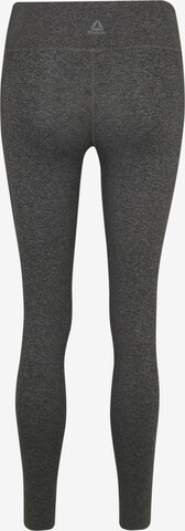 Reebok Skinny Sportbroek 'OS Lux Tight 2.0' in Grijs: terug