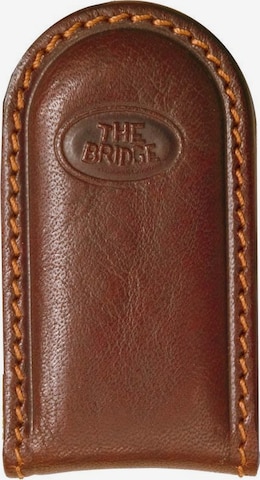 The Bridge Wallet in Brown: front