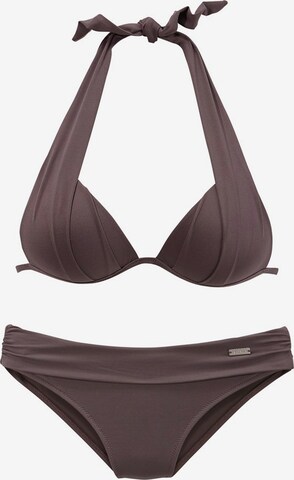 LASCANA Bikini i brun: framsida