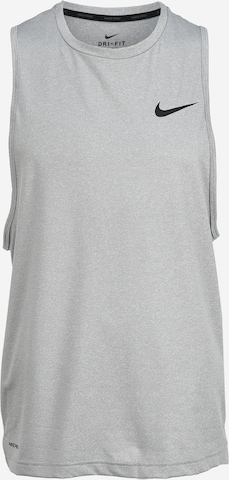 NIKE Regular Fit Funktionsshirt in Grau: predná strana