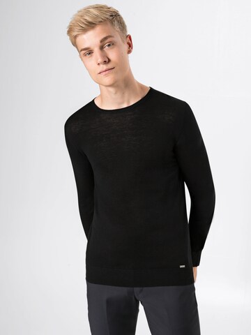 OLYMP Pullover in Schwarz: predná strana