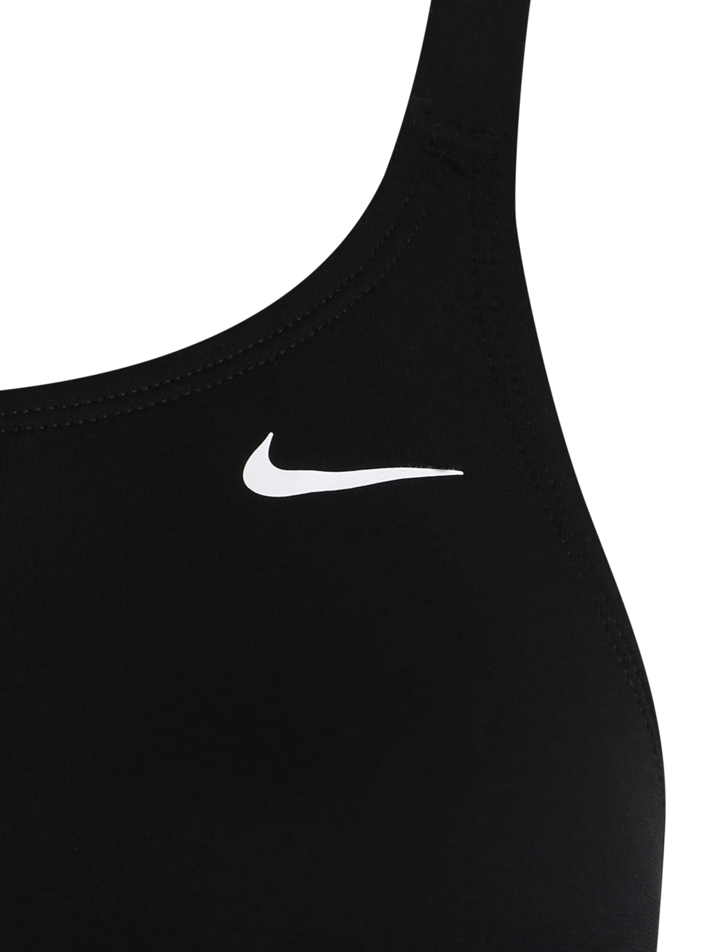 Nike Swim Bygelfri Sportbaddräkt i svart