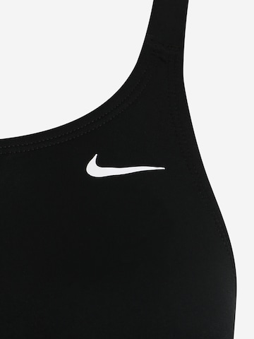 Bustieră Costum de baie sport de la Nike Swim pe negru