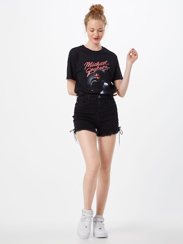 Tricou 'Michael Jackson' de la Merchcode pe negru