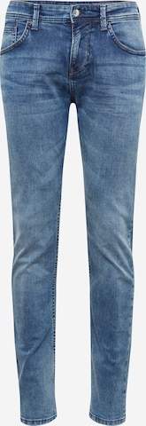Jeans 'Piers' de la TOM TAILOR DENIM pe albastru: față