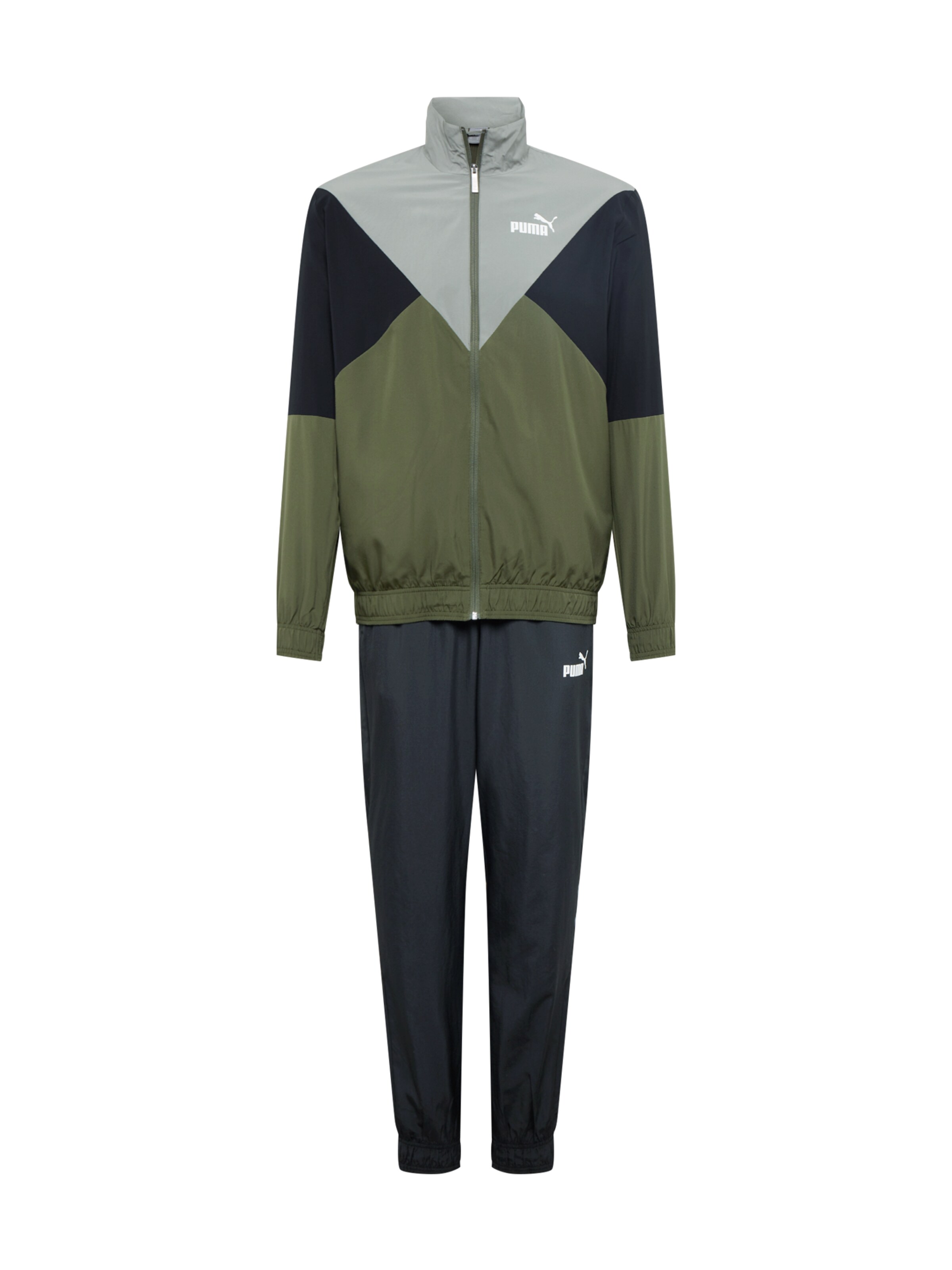 black and white sweatsuit