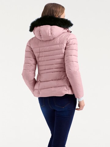 heine Zimska jakna | roza barva: zadnja stran