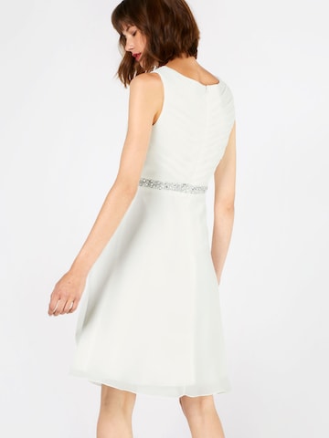 mascara Cocktail Dress in White