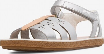 CAMPER Sandalen 'Miko' in Zilver: voorkant