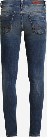 Coupe slim Jean LTB en bleu : derrière