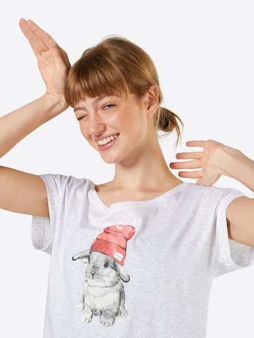 Iriedaily T-Shirt 'It Hasi' in Weiß