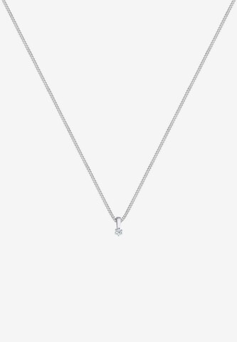 Elli DIAMONDS Necklace 'Basic Stein' in Silver